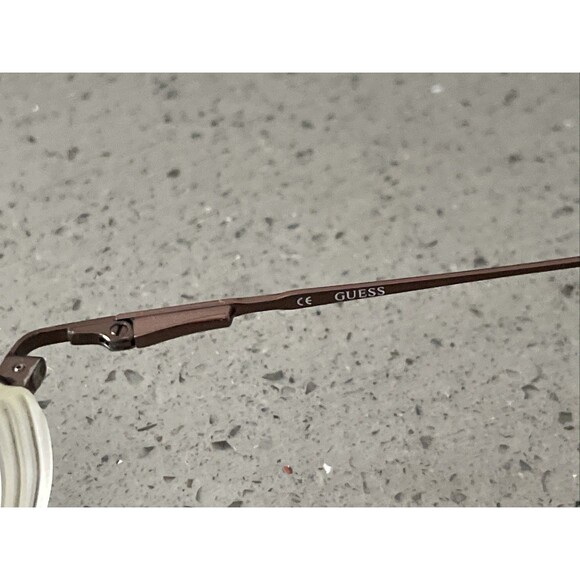 Guess GU 1184 CL BRN 42-19-130 FLEX HINGES Brown Full Rim Eyeglasses Frames ONLY - Picture 6 of 14